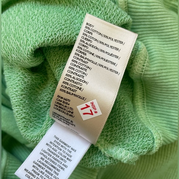 Free People We The Free Cropped Camden Sweatshirt in Meadow Size XL NEW $78.00 - Picture 10 of 16